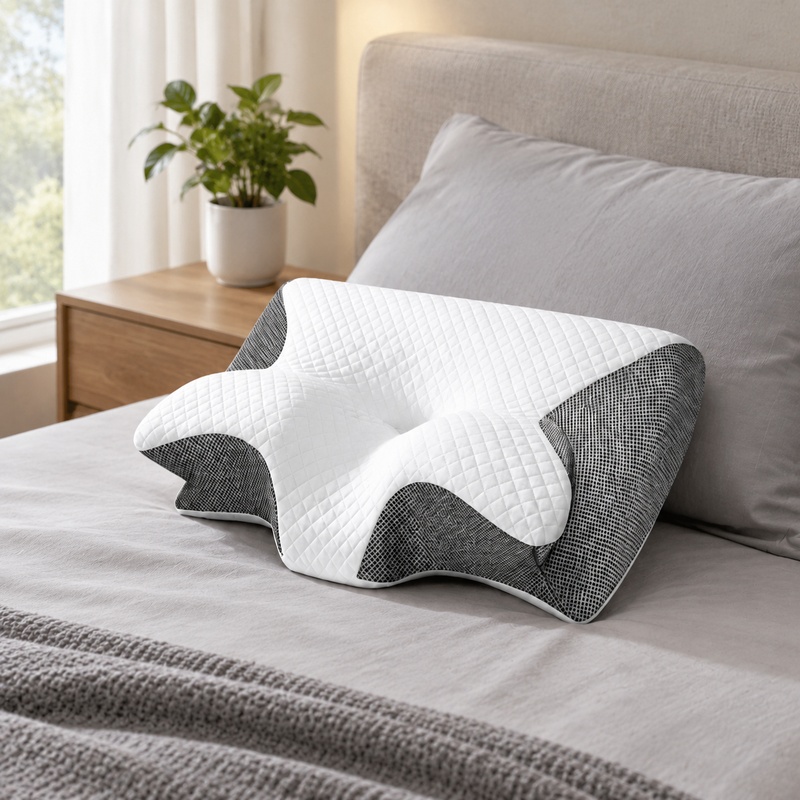 Memory Foam Orthopedic Pillow Neck Pain - Breathable Orthopedic Memory Foam Neck Pillow