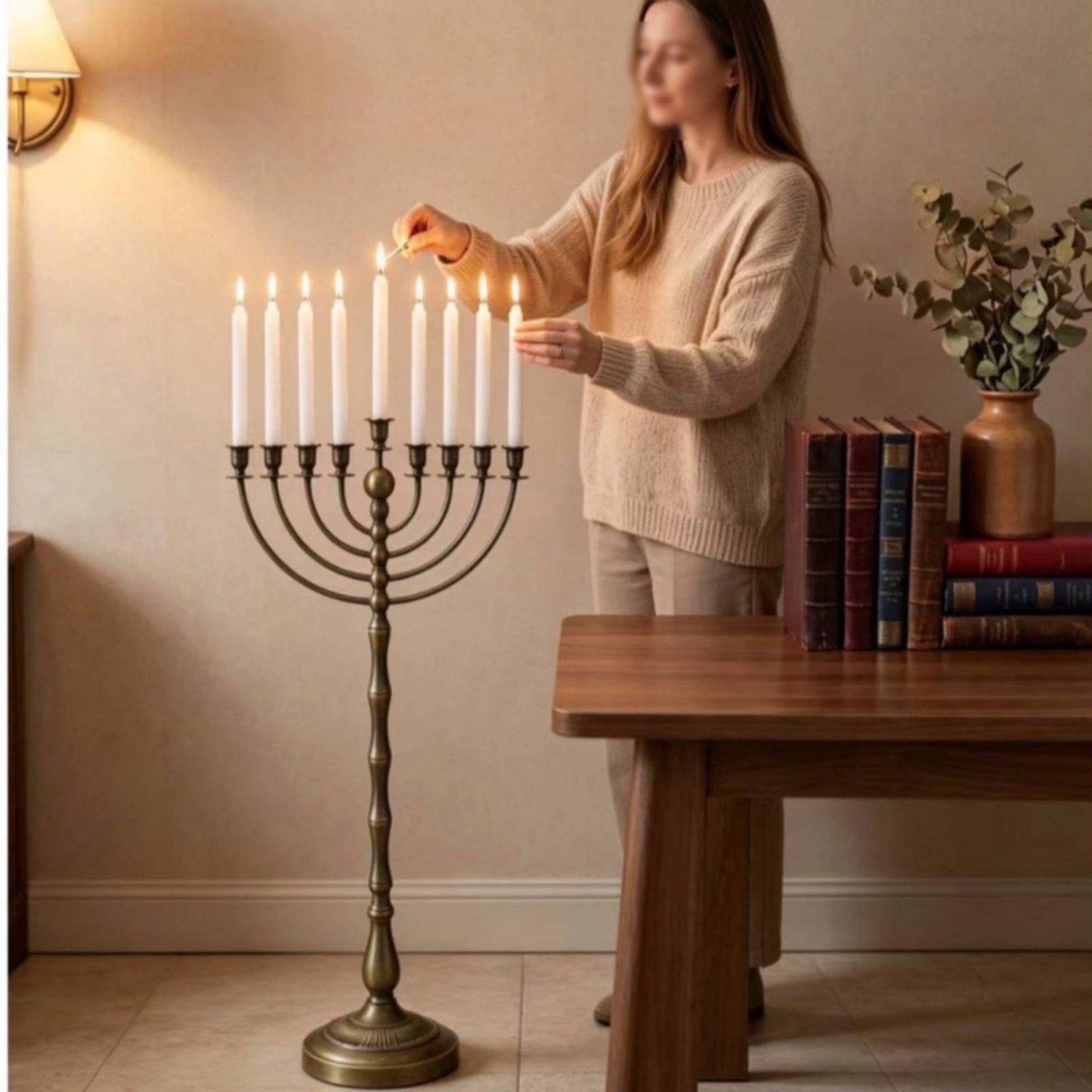Antique Bronze Menorah Stand M - Home Decor recension och pris