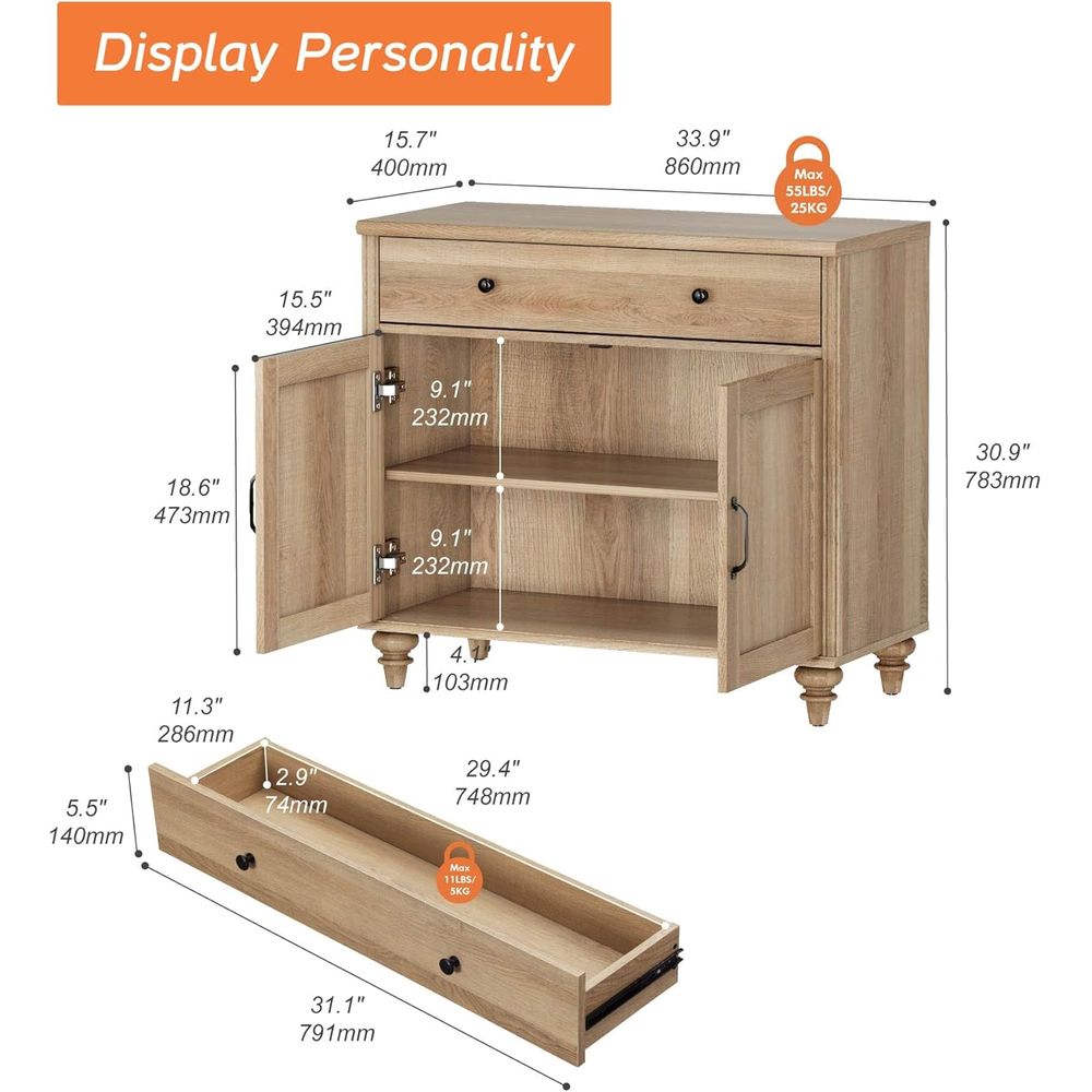 TV Stand or 43 inch TV with 2  - Storage & Organization recension och pris