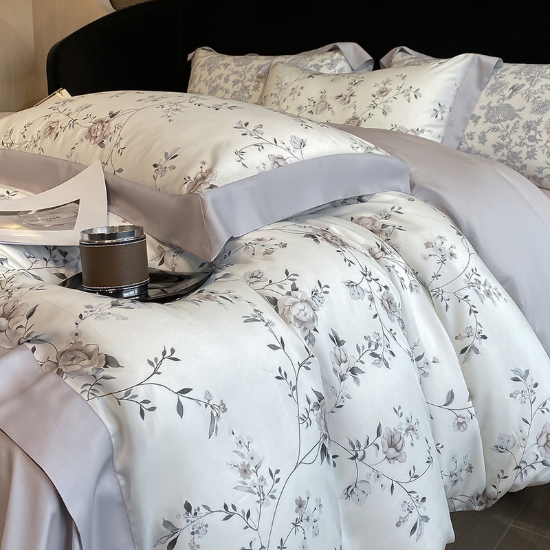Luxury Digital Printing Flower - Aesthetic Floral Duvet Cover recension och pris