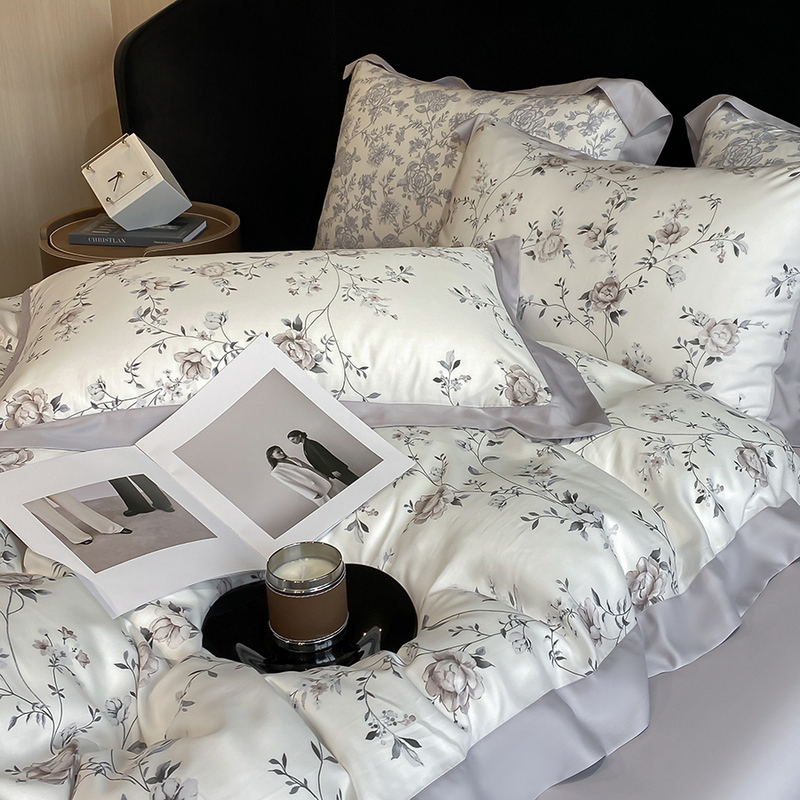Luxury Digital Printing Flower - Aesthetic Floral Duvet Cover recension och pris