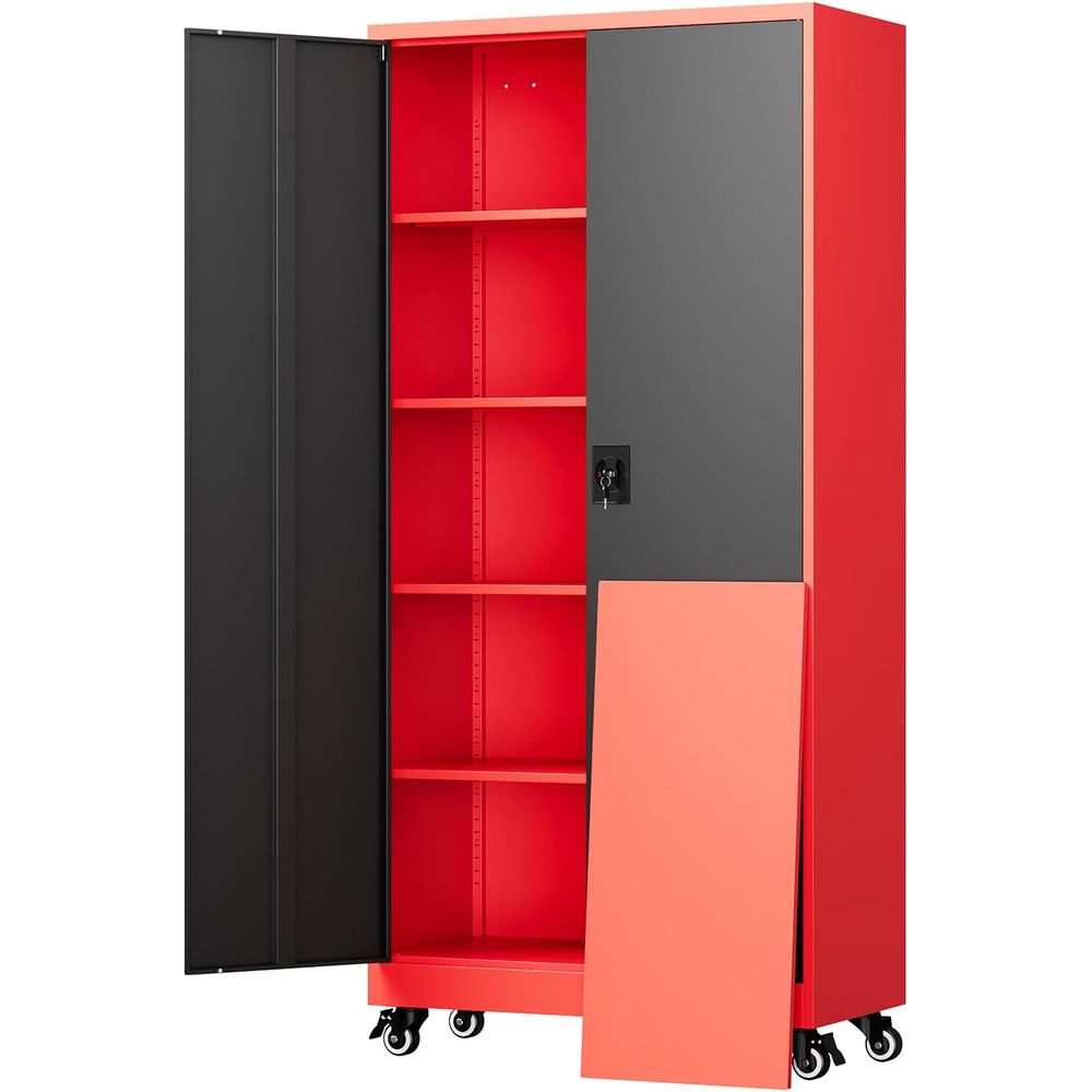 Metal Garage Storage Cabinet w - Storage & Organization recension och pris