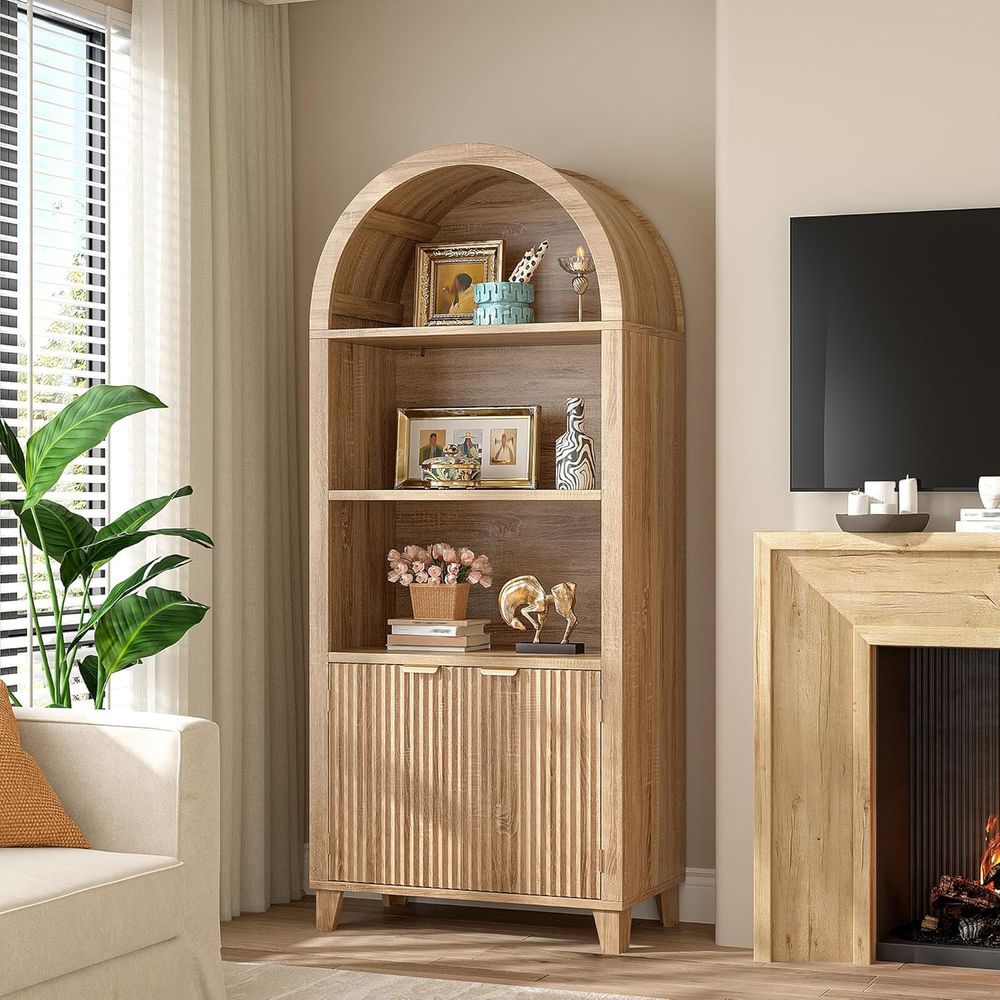 Arched Cabinet, 5-Tier Storage - Lighting recension och pris